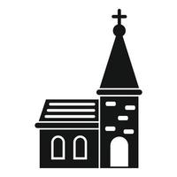 icono de la iglesia religiosa, estilo simple vector