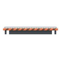 Assembly metal line icon, flat style vector