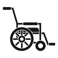 icono de silla de ruedas de movilidad, estilo simple vector