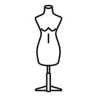 Empty mannequin icon, outline style vector