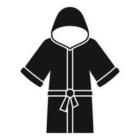 Boxing robe icon, simple style vector