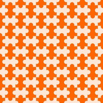 seamless pattern with puzzle background vector