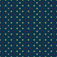 seamless polka dot pattern background vector