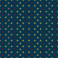 seamless polka dot pattern background vector