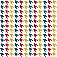 seamless geometric pattern with hounds tooth vector