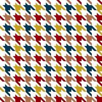 seamless geometric pattern with hounds tooth vector