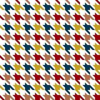 seamless geometric pattern with hounds tooth vector