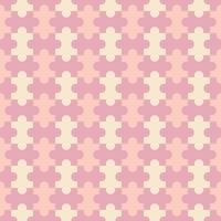 seamless pattern with puzzle background vector