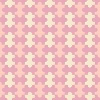 seamless pattern with puzzle background vector