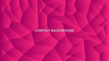 triangle background red gradient color low poly style vector