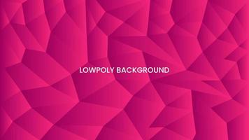 triangle background red gradient color low poly style vector