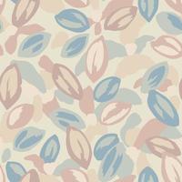 Vector leaf nature themed illustration seamless repeat pattern