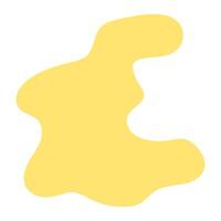 Simple Abstract Shape Element With Fun Color vector