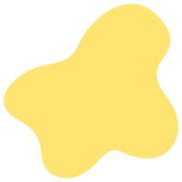 Simple Abstract Shape Element With Fun Color vector