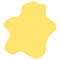 Simple Abstract Shape Element With Fun Color vector