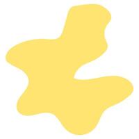 Simple Abstract Shape Element With Fun Color vector