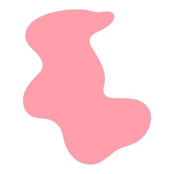 Simple Abstract Shape Element With Fun Color vector