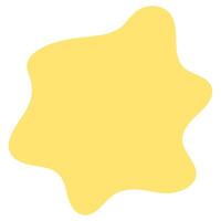 Simple Abstract Shape Element With Fun Color vector