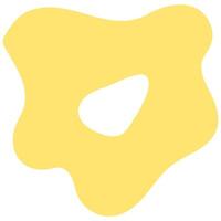 Simple Abstract Shape Element With Fun Color vector