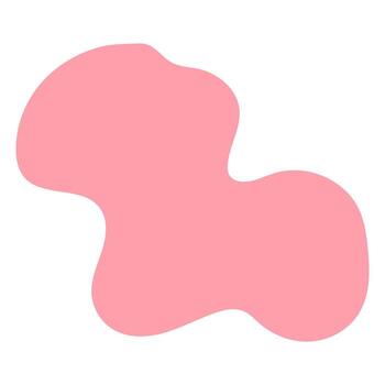 Simple Abstract Shape Element With Fun Color vector