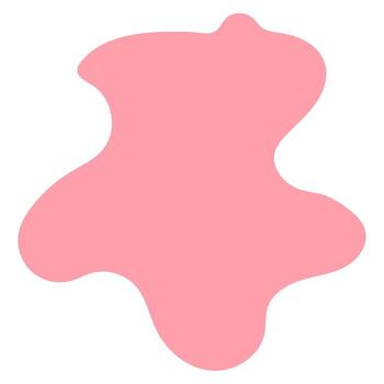 elemento de forma abstracta simple con color divertido vector