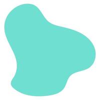 Simple Abstract Shape Element With Fun Color vector