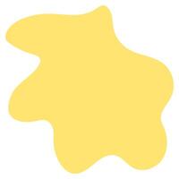 Simple Abstract Shape Element With Fun Color vector