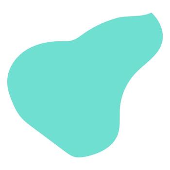 elemento de forma abstracta simple con color divertido vector