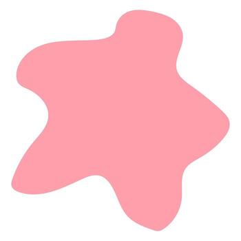 Simple Abstract Shape Element With Fun Color vector