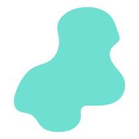 Simple Abstract Shape Element With Fun Color vector