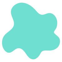 Simple Abstract Shape Element With Fun Color vector