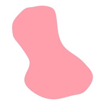 elemento de forma abstracta simple con color divertido vector