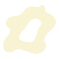 Simple Abstract Shape Element With Fun Color vector
