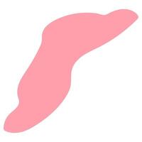 Simple Abstract Shape Element With Fun Color vector