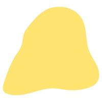 Simple Abstract Shape Element With Fun Color vector