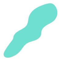 Simple Abstract Shape Element With Fun Color vector