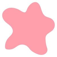 Simple Abstract Shape Element With Fun Color vector