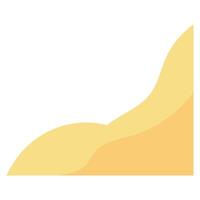 Wavy Abstract Corner With Pastel Color vector