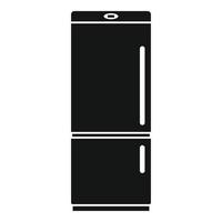 Fridge icon, simple style vector