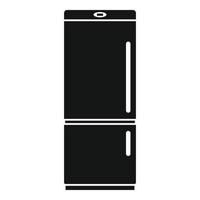 Fridge icon, simple style vector