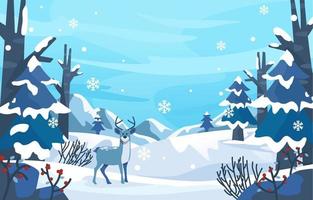 White Winter Background Concept vector