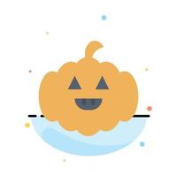 Pumpkin American Usa Abstract Flat Color Icon Template vector