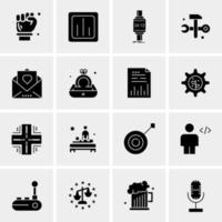 16 Universal Business Icons Vector Creative Icon Illustration to use in web and Mobile Related project