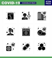 conjunto de iconos de prevención de coronavirus 2019ncov covid19 protección contra el desgaste ciudad máscara virus coronavirus viral 2019nov enfermedad vector elementos de diseño