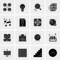 16 Universal Business Icons Vector Creative Icon Illustration to use in web and Mobile Related project