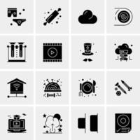 16 Universal Business Icons Vector Creative Icon Illustration to use in web and Mobile Related project