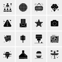 16 Universal Business Icons Vector Creative Icon Illustration to use in web and Mobile Related project