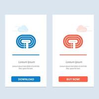 Running Stadium Surface Track  Blue and Red Download and Buy Now web Widget Card Template vector