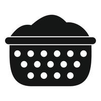 Sieve icon, simple style vector