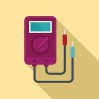 Multimeter icon, flat style vector